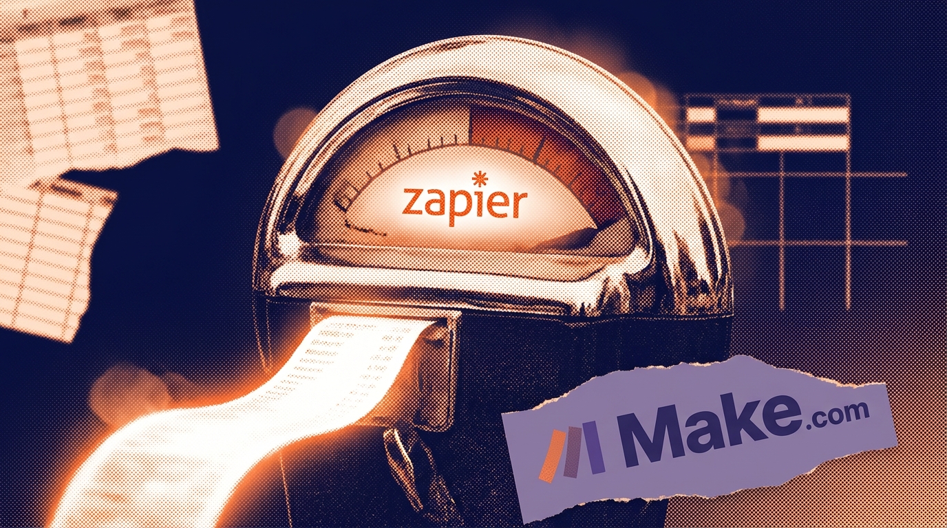Zapier Costs 40x More Per Task Than Make. Most People Have No Idea.